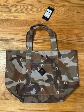 True Religion Tote Shoulder Unisex Bag Camouflage NWT